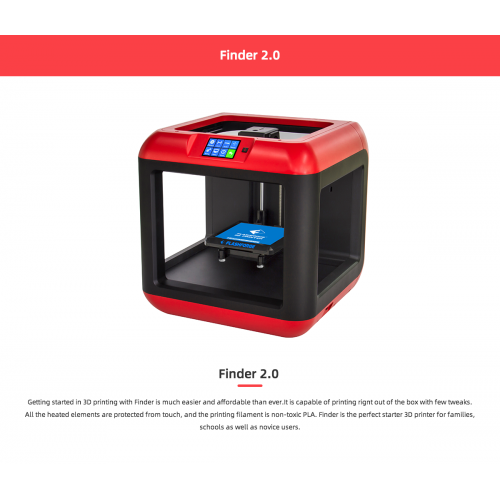 Flashforge Finder 2.0 3D-printer