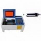 CO2 40W 35x24cm laserploter + õhuabisüsteem + punane täpp + kinnitus