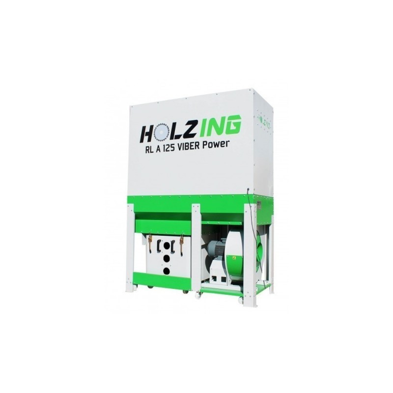 HOLZING RLA 125 VIBER Võimas saepuru eemaldamine, 3000 W, 4500 m³/h