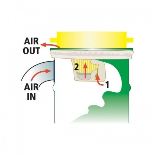 Laastueemaldaja 45 l, 1000 W DX1000