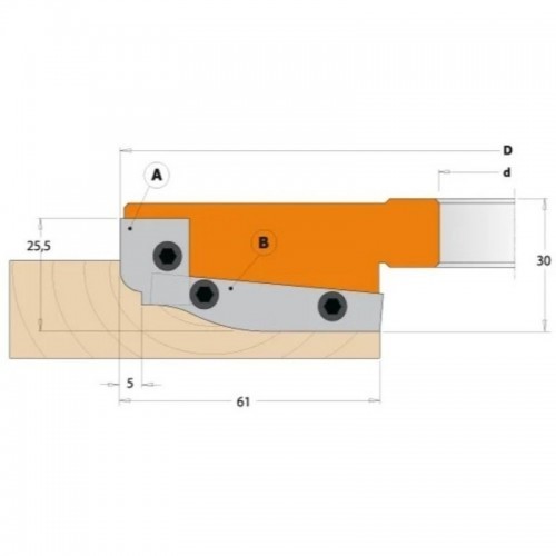 Freespea D183x30 d30 Z2+2 ALU