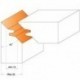 CMT profiilnuga freesimiseks C694011 jaoks - nugade paar 43x23x2 mm
