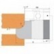 IGM profiilnuga freesimiseks Nuga F612-308 jaoks - R4 25x23x2 mm