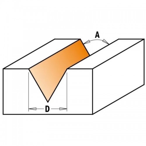 CMT V-sooneotsik - 35° D6x9 S-6 HW