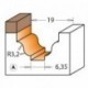 Profiil A, R3,2 D19x12,3 S-6 HW