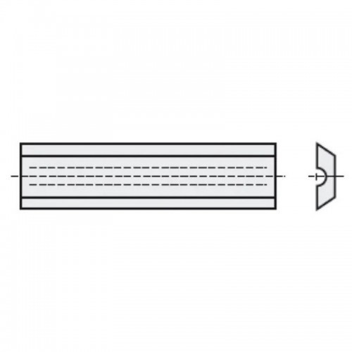 IGM Tagurpidi nuga HWM - 30x8x1,5 mm tüüp Leitz