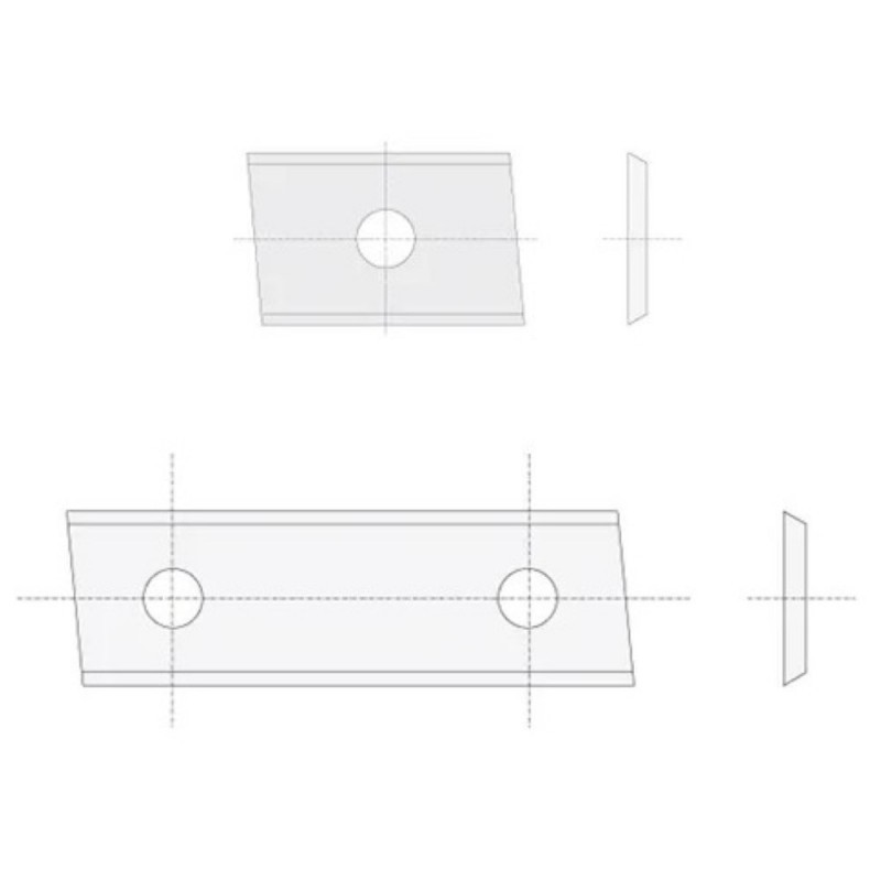 IGM tagurpidi nuga N014 HWM Z2 kald - 30x12x1,5 UNI P