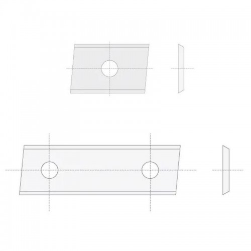 IGM tagurpidi nuga N014 HWM Z2 kald - 40x12x1,5 UNI L