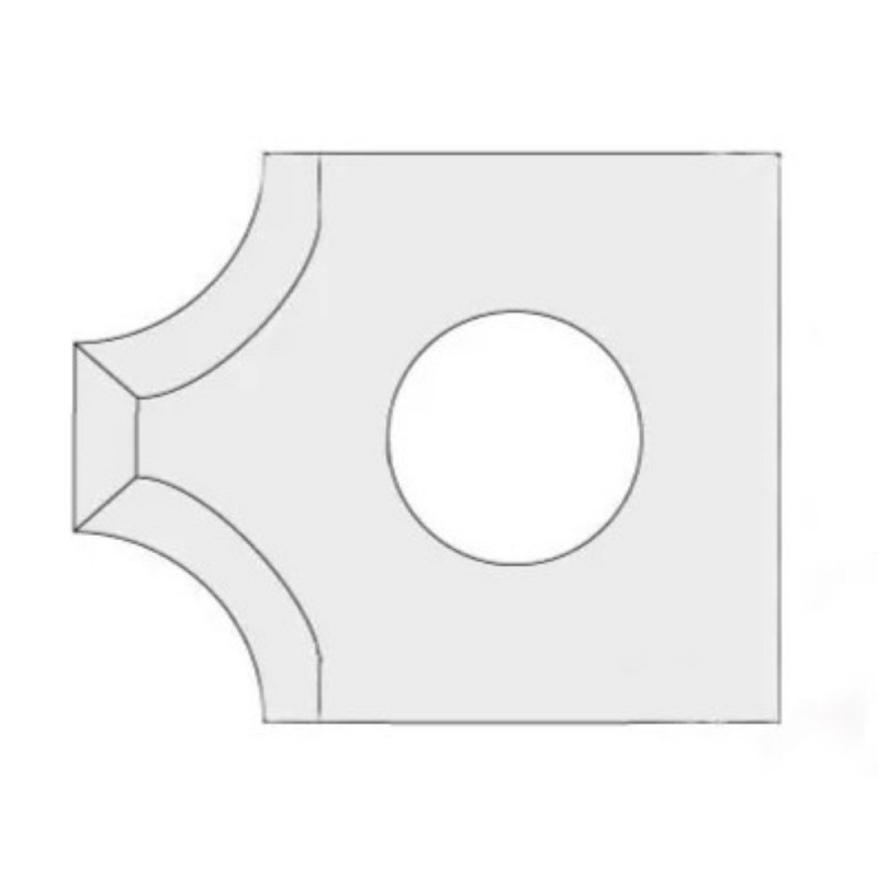 IGM tagurpidi nuga N031 HWM raadius - 2xR5 15x18x2 UNI