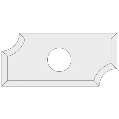 IGM tagurpidi nuga N031 HWM raadius - R3 19,5x12x1,5 UNI