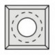 IGM tagurpidi nuga N013 HWM punktiskoor - 14x14x2 UNI IGM