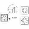 IGM tagurpidi nuga N013 HWM Z4 kald - 15x15x2,5 R-150 puit