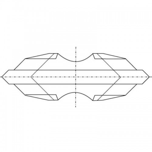 IGM tagurpidi nuga N041 HWM - 18x5,7x3,5 UNI
