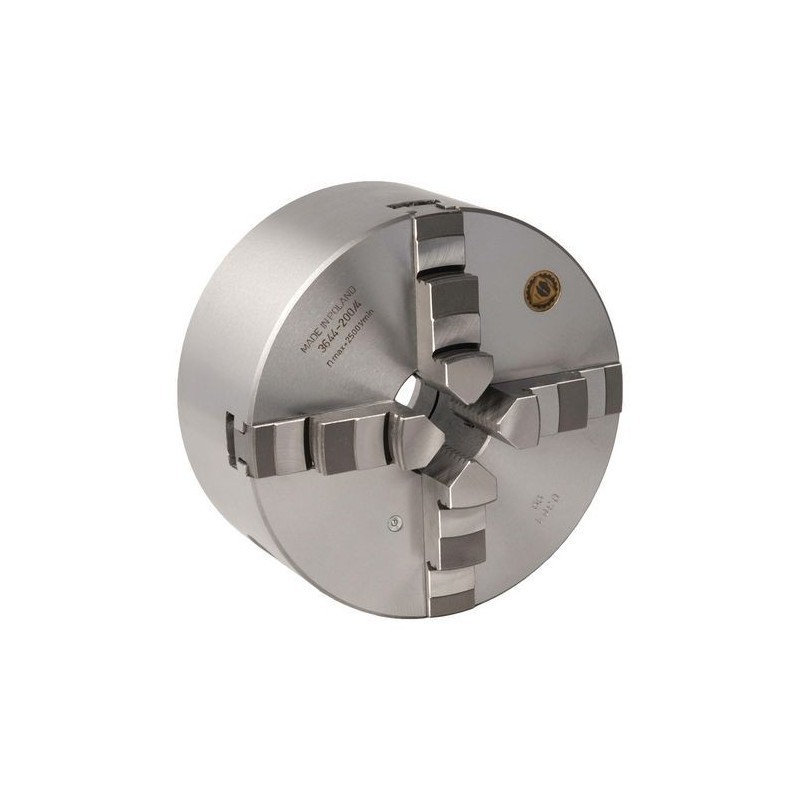Nelja lõuaga treipingi padrun Ø 200 mm Camlock DIN ISO 702-2 No.5