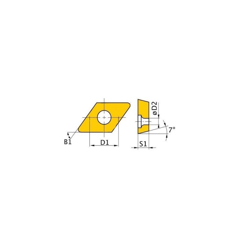 HM asendussisustus ISO DCMT070204
