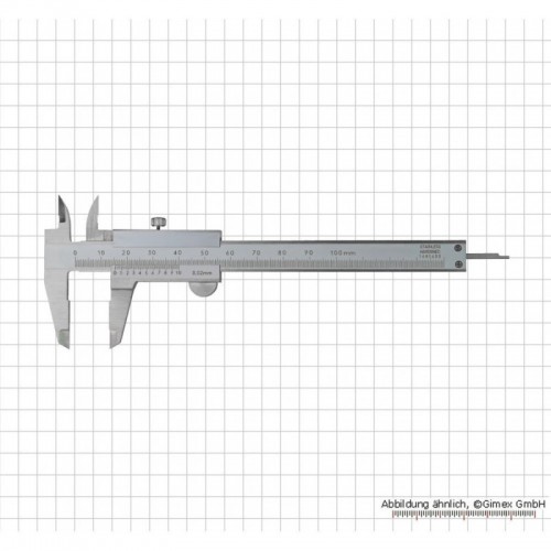 Pidurisadul 100 x 0,02 mm, INOX, monoblokk, reguleerimiskruvi