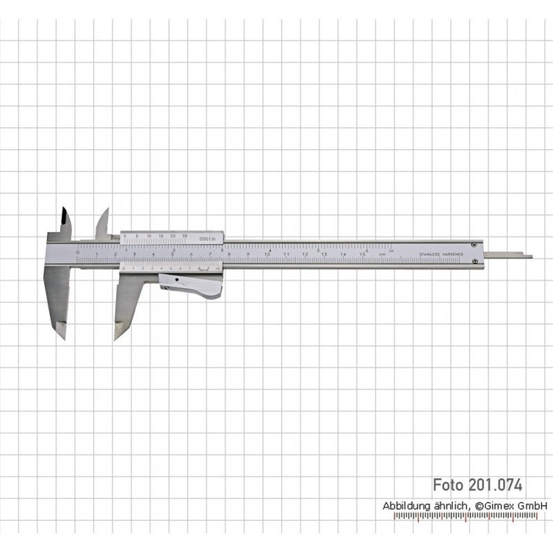 Kalibri TOP, 150 x 0,02 mm / 6" x 1/1000"