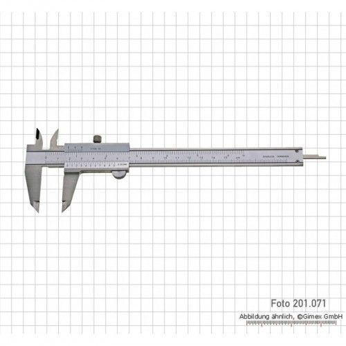 Kalibri TOP, 200 x 0,05 mm / 8" x 1/128"