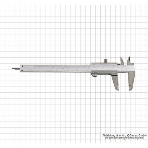 Kalibr DIN 862, INOX, 150 x 0,02 mm/6" x 1/1000"