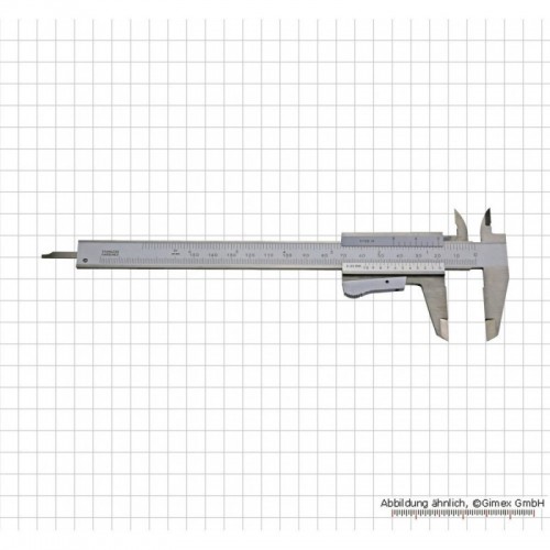 Kalibr DIN 862, INOX, 150 x 0,05 mm/ 6"x 1/128"