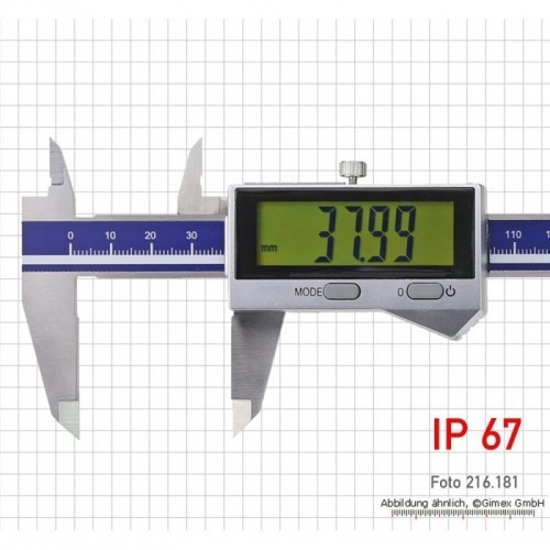 Digitaalne nihik IP 67, 150 mm, induktiivne mõõtesüsteem