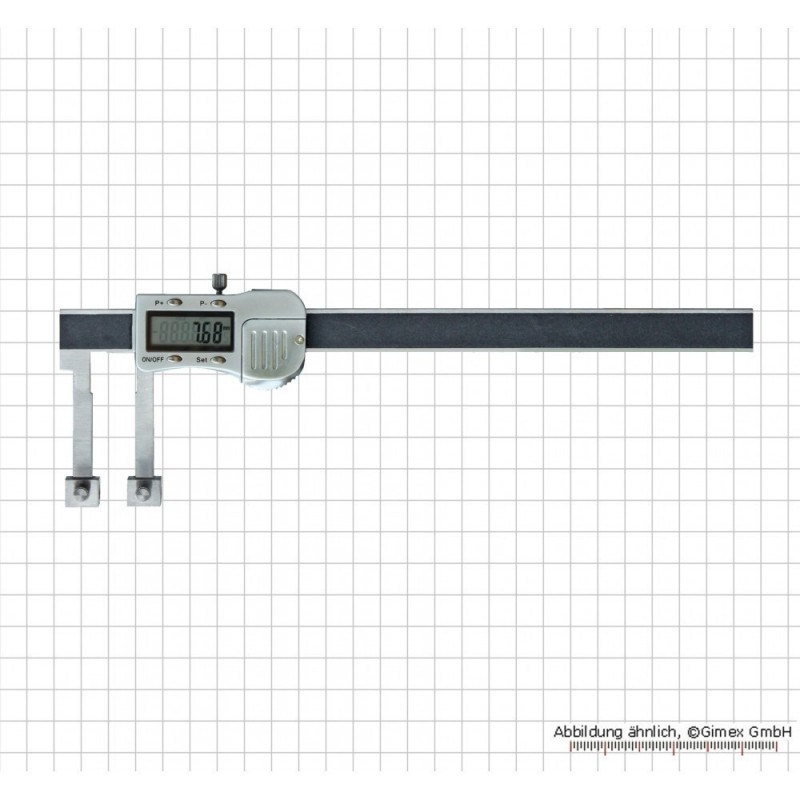 Digitaalne nihik 300 x 100 mm, avaga 5 mm, ilma mõõtudeta. näpunäiteid