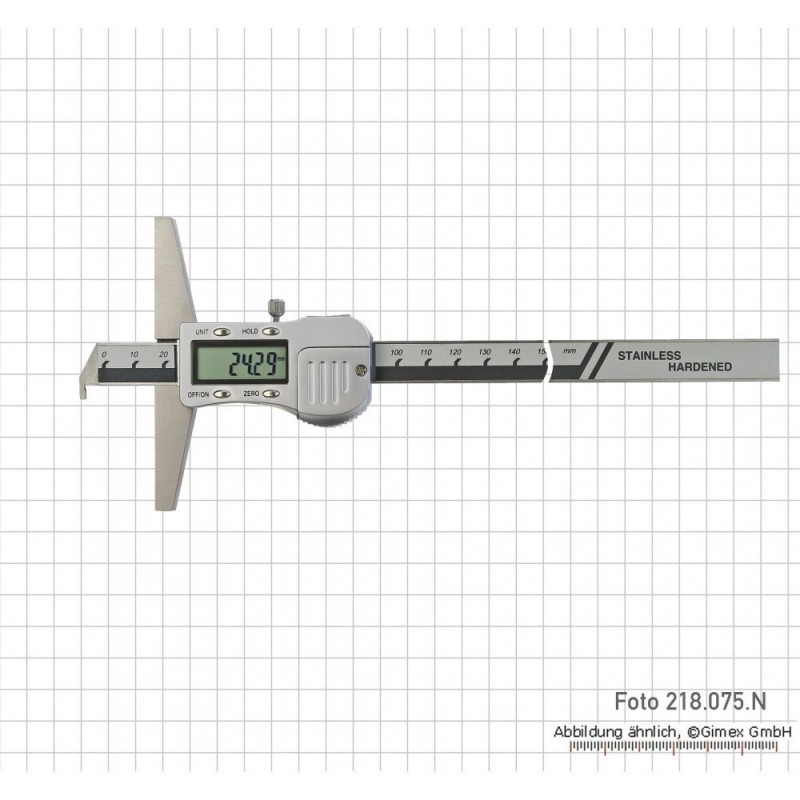 Kaeva Sügavusmõõtur, konksuga, 300 x 100 mm