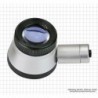 Täpne mõõtmisluup 20X, LED ja skaalaga, Abl. 0,1 mm