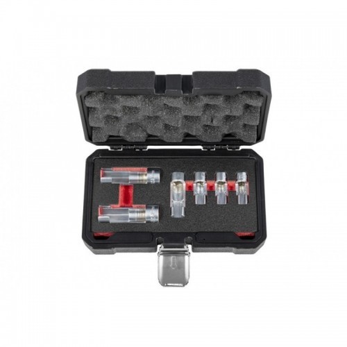 6 tk 3/8" ja 1/2" piludega spetsiaalsete pistikupesade komplekt