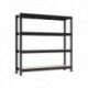 Metallist riiul Mega-Met 180x180x60 300kg 4 HDF riiulit
