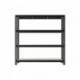 Metallist riiul Mega-Met 180x180x60 300kg 4 HDF riiulit