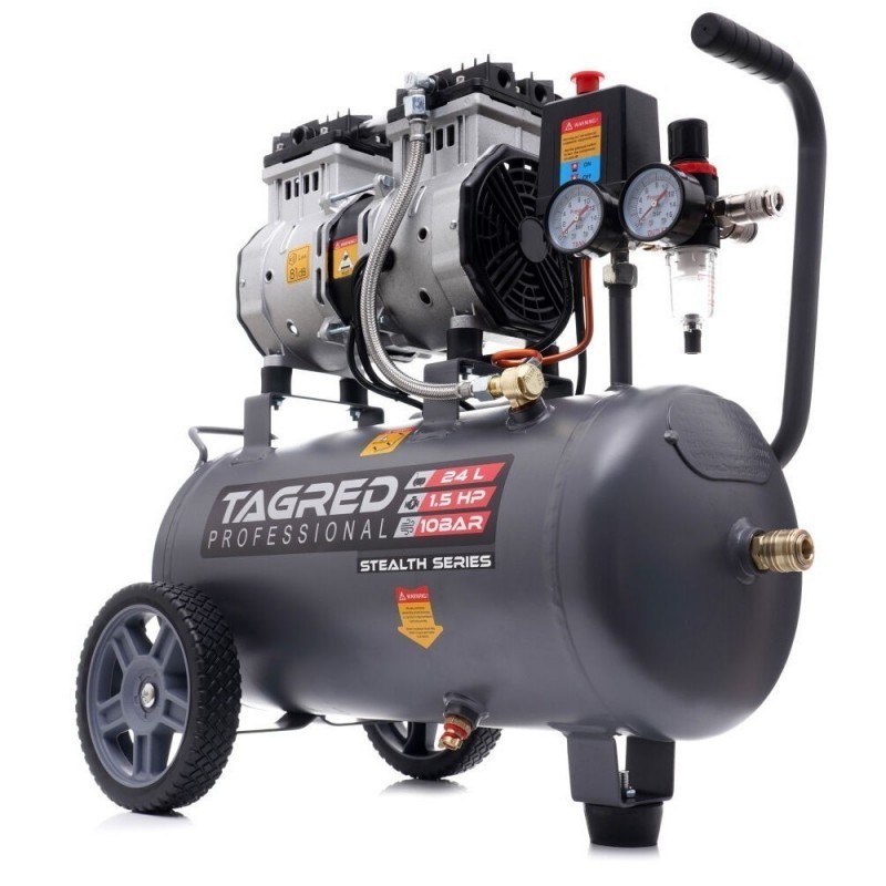 Kompressor 24L, 218 l/min, 1,75kW/1,1 kW, 2 silindrit, 230V, 10 baari