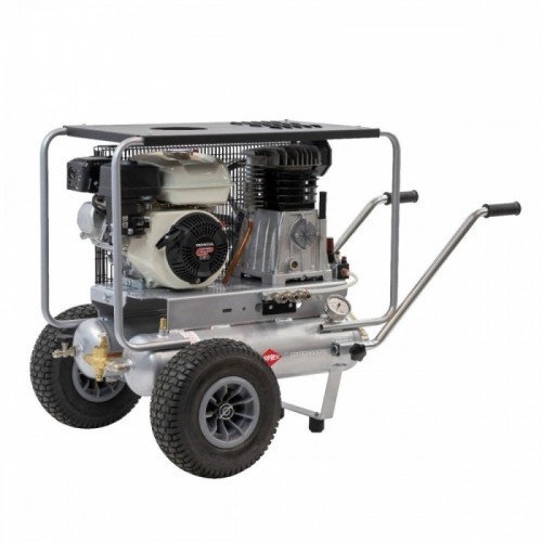 Bensiinimootoriga kompressor BM 11+11/410 (Honda GX160) 10 baari 4,8 hj / 3,6 kW 247 l/min 2 x 11 l