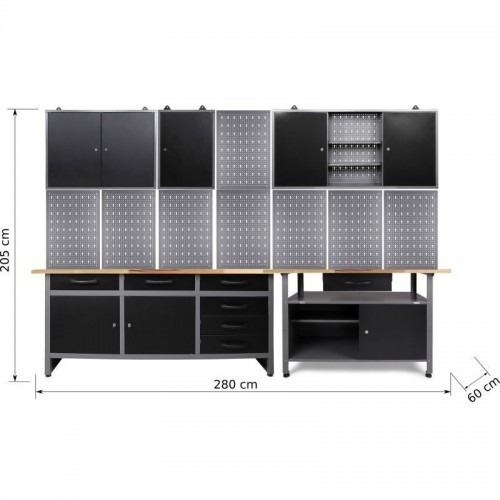 Töökoja mööblikomplekt 280 x 205 cm, 13 osa