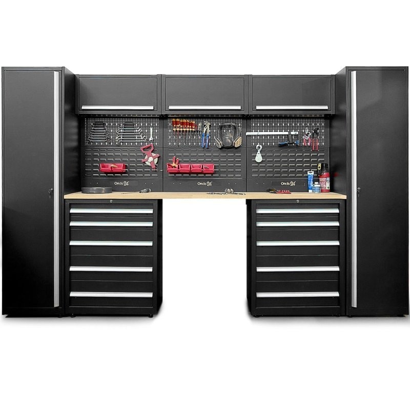 XXL meeste köögitöökoja varustus, 325 cm, 9 osa