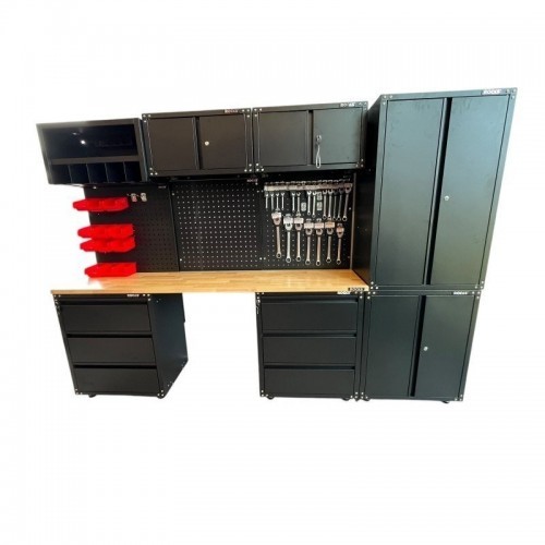 Töökojamööbli komplekt RMS must, 36 osa