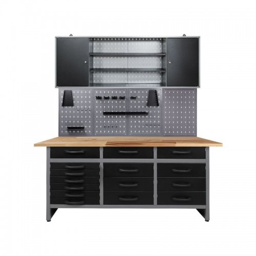 Töökojamööbli komplekt Konny 160 cm, Must