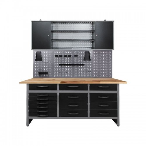 Töökojamööbli komplekt Konny 160 cm, Must