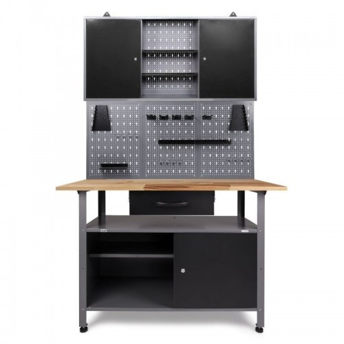 Klaus töölaua komplekt 120x60x208mm, antratsiithall