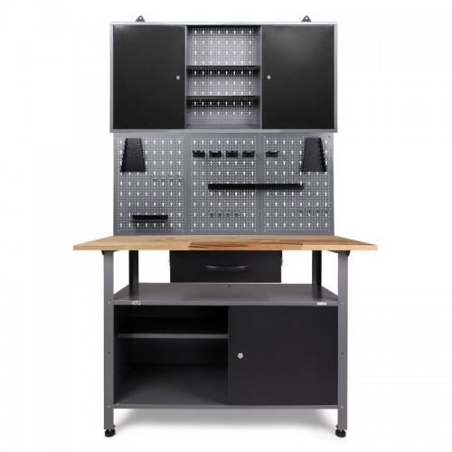 Klaus töölaua komplekt 120x60x208mm, antratsiithall