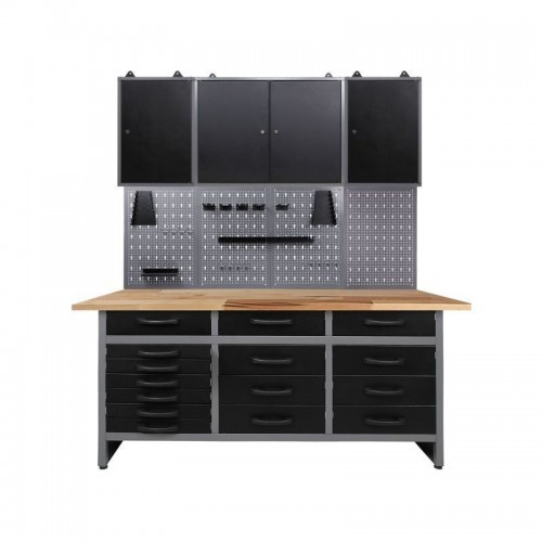 Darba galda Konny kompl. 160x60x205cm, antracītid