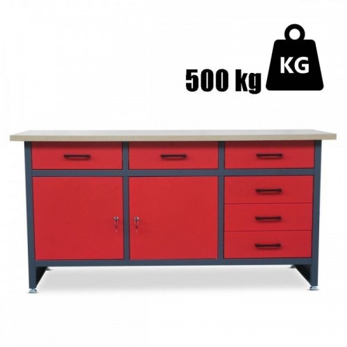 HENRY töölaud sahtlite ja kappidega