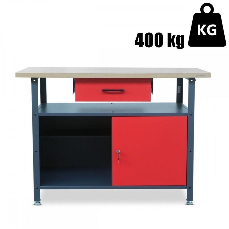 ERIC töölaud kapi ja sahtliga