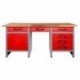 Töölaud Harry 1600 x 850 mm, Punane