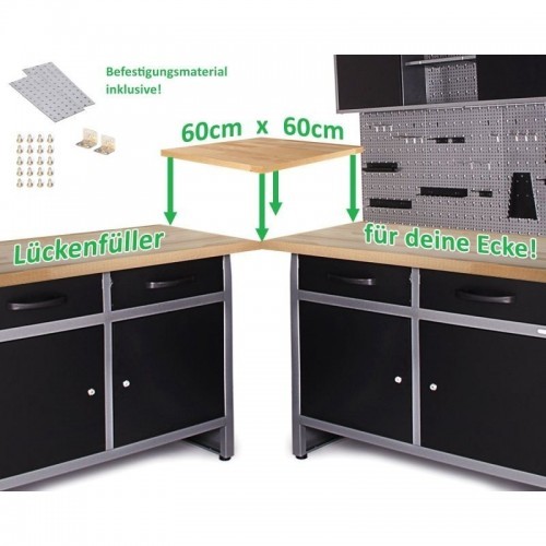 Nurgaühendustega töölaua pikendus, nurgalahendus, pöök