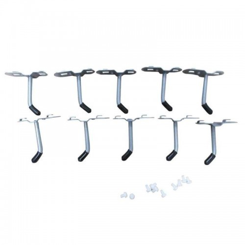 Üks konks perforeeritud seinale (10 tk)