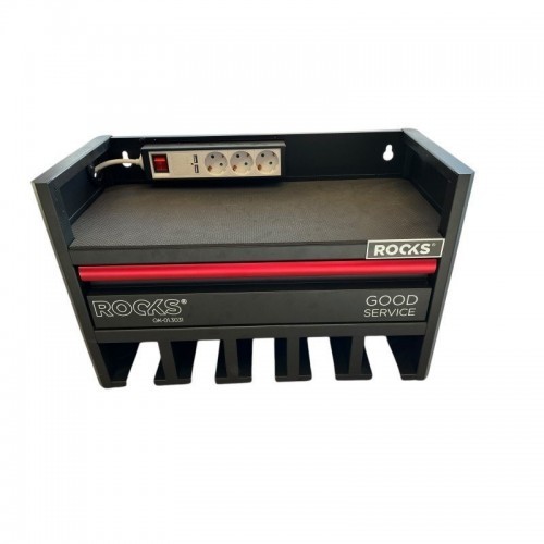 Seinale kinnitatav hoolduskapp 230V pistikupesa ja sahtliga elektritööriistade jaoks