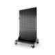 Armatuurlaud ratastel MARIUSZ, 965 x 1555 x 610 mm, must
