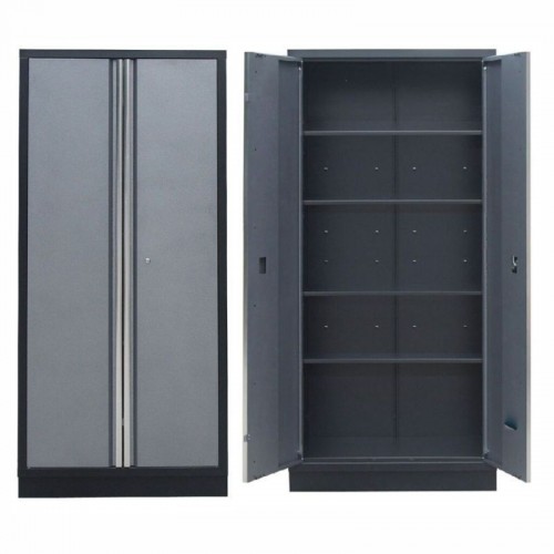 Kahe uksega kapp töökoja või lao jaoks lukuga, 5 riiulit, Viber-System 1336