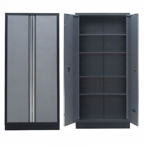 Kahe uksega kapp töökoja või lao jaoks lukuga, 5 riiulit, Viber-System 1336